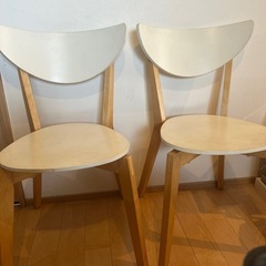 IKEA 椅子　シンプルチェア　重ねられる　ノールドミーラ