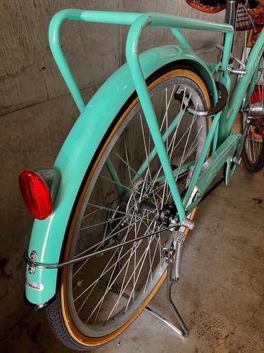 決まりました！自転車　24インチ 緑　3/22土曜の昼までの引渡し