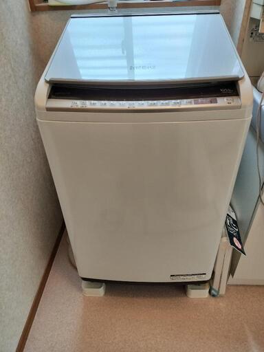 日立 ビートウォッシュ 10kg 洗濯乾燥機 19年製 美品