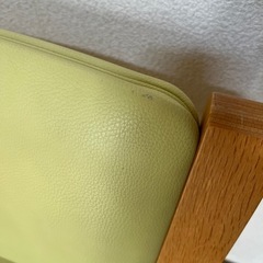 カリモク　ベネッセ　学習椅子 ライトグリーンの画像