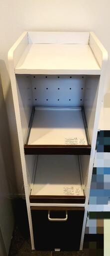 スライド式キッチン収納棚