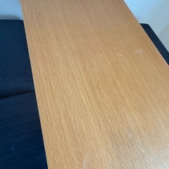 【現地引取りのみ】無印|MUJI リビングでもダイニングでもつかえるセット テーブルソファチェアベンチ4点の画像