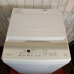 【美品】TOSHIBA 東芝 全自動洗濯機 5kg AW-5GA2W 2023年製の画像