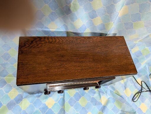 珍品 木目調昭和レトロ真空管ラジオbluetooth付　AS-350