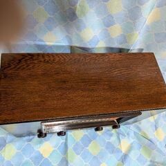 珍品 木目調昭和レトロ真空管ラジオbluetooth付　AS-350の画像
