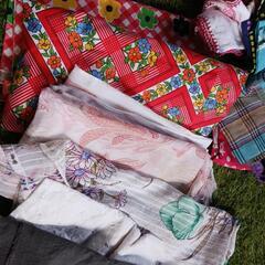 はぎれ、レース、チロリアンテープ、お弁当つつみの画像