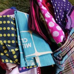 はぎれ、レース、チロリアンテープ、お弁当つつみの画像