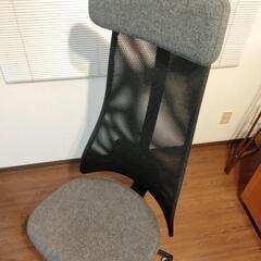 【美品】ＩＫＥＡ/イケア　JARVFJALLET/イェルヴフェレット　オフィスチェア アームレスト付き　ブラックの画像