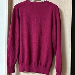 制服の羽織にも♦️スクールカーディガン♦️ワイン色GUメンズMレディースMくらい♦️美品服上着の画像