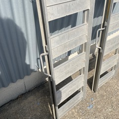 (B) アルミブリッジ ラダー 昭和 ショート あぜこし型 1200mm 344mm の画像