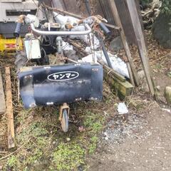 値下げしました。ヤンマーセル付きディーゼル耕運機7馬力の画像