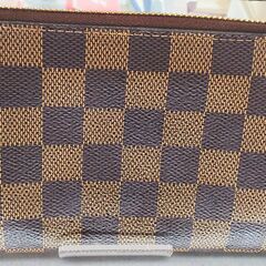 【ドリーム池田店】LOUIS VITTON/ルイヴィトン　ジッピーウォレット　ダミエ　ブラウン　若干型崩れ有　IKZ-578の画像