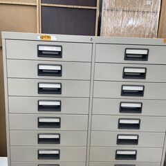 リサイクルショップどりーむ鹿大前店　No1073 事務用キャビネット　書類入れ　スチール　鍵付き♪