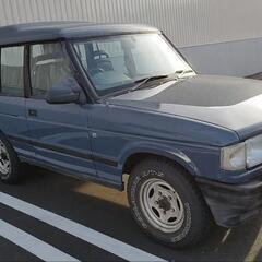 お得です。ランドローバー ディスカバリー1 青 SUV 5ドア