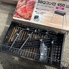 BBQコンロ　（3〜4人用）　バーベキューグリル　キャンプ　網焼き　炭火焼きの画像