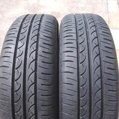 155/65R13 ヨコハマ BluEarth 2本 中古　の画像