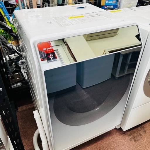 【SHARP】ドラム式電気洗濯乾燥機 ES-P110-SR