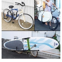 サーフボード2枚積載用自転車キャリアの画像
