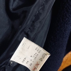 OneSpo ネイビー ダブルブレストコートの画像