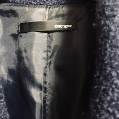 OneSpo ネイビー ダブルブレストコートの画像