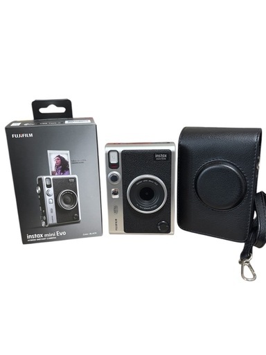 FUJIFILM instax mini Evo インスタントカメラ ブラック