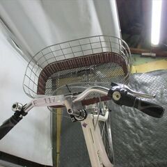 E117★限定特価　整備済み★ブリヂストン　AIRTO★ 中古自転車 【　27インチ　白　 】の画像