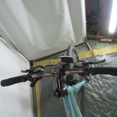 E118★32800円★整備済み スポーツ中古自転車　ビアンキ　ROMA　Ⅳ【クロスバイク　チェレステ　46センチ】の画像