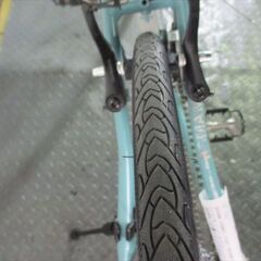 E118★32800円★整備済み スポーツ中古自転車　ビアンキ　ROMA　Ⅳ【クロスバイク　チェレステ　46センチ】の画像