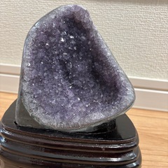 【新品】ブラジル産　アメジストドーム　1.2kg　玄関に　の画像