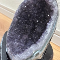 【新品】ブラジル産　アメジストドーム　1.2kg　玄関に　の画像