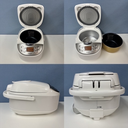 I686 ? 美品♪ TOSHIBA 炊飯ジャー 5.5合炊き ⭐ 動作確認済 ⭐ クリーニング済