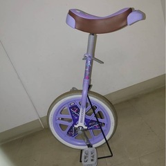 一輪車　16インチ　パープル