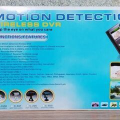 防犯　監視モーション検出　ワイヤレスカメラの画像