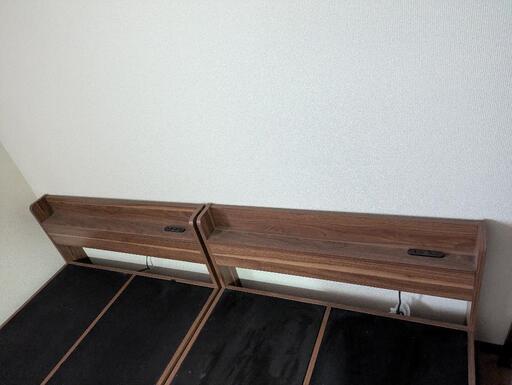 【美品】ニトリ収納付きベッド　シングルサイズ×2