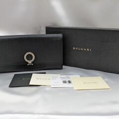 【BVLGARI】30414 ブルガリクリップラージウォレット☆...