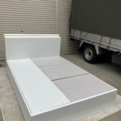 美品✨希少ダブルサイズ💎 コンセント付きチェストベッドフレーム 🟡No.20250119の画像