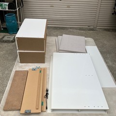 美品✨希少ダブルサイズ💎 コンセント付きチェストベッドフレーム 🟡No.20250119の画像