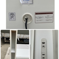 美品✨希少ダブルサイズ💎 コンセント付きチェストベッドフレーム 🟡No.20250119の画像