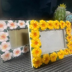 ~3月15日締め切り~写真立て🌺サボテンの置物🌵の画像