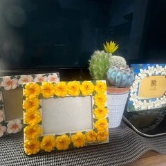 ~3月15日締め切り~写真立て🌺サボテンの置物🌵