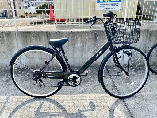 イオンバイク スカラーレD ブラック 中古 自転車 買取 シティサイクル 27型 外装6段変速