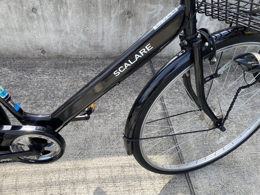 イオンバイク スカラーレD ブラック 中古 自転車 買取 シティサイクル 27型 外装6段変速