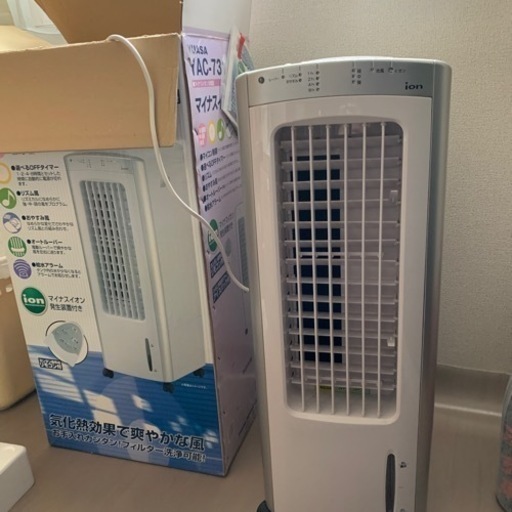 極美品)YUASA  マイナスイオン冷風扇　冷風機
