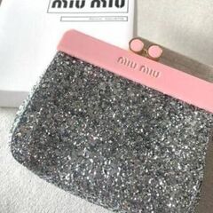残り1点‼️非常に入手困難‼️【非売品MIU MIUがま口】正規品の画像