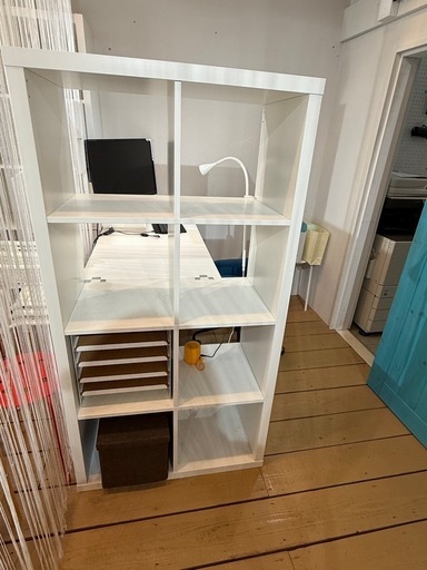IKEA カラックス　デスク　4点セット