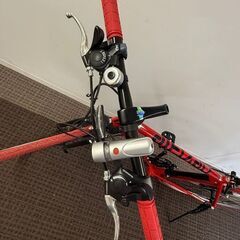 ネクスタイル NEXTYLE クロスバイク 自転車 赤の画像