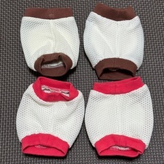 子供用膝当て膝パッド男の子☆消防車、ショベルカー☆メッシュの画像