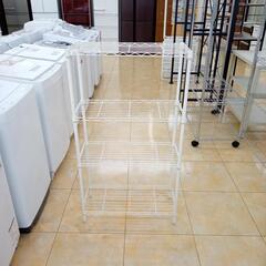 ★ジモティ割あり★  スチールラック 白 H116×D29×W64 クリーニング済み OJ8356の画像