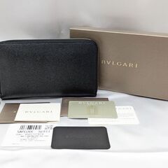【BVLGARI】36933 ブルガリブルガリ ラウンドファスナ...