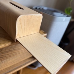 IKEA 木製ティッシュケース（大）の画像